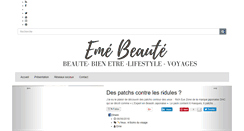 Desktop Screenshot of eme-beaute.com