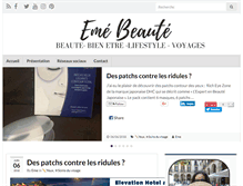 Tablet Screenshot of eme-beaute.com
